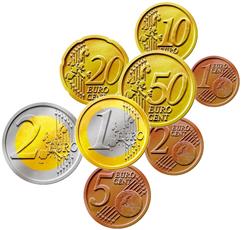 Euro coins